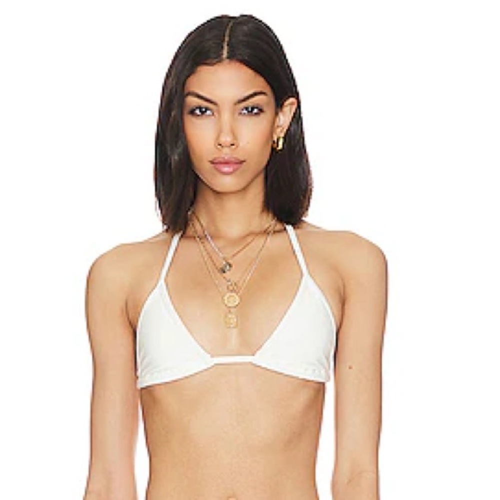 Frankie’s bikini white Zeus bikini top size s